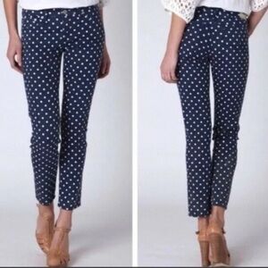 AG polka dot Stevie ankle jeans